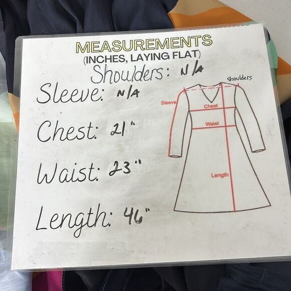 NWT Chico's Midi Dress 2/Large Trapese Back Wild Palm Sleeveless Artsy Abstract - Picture 5 of 14